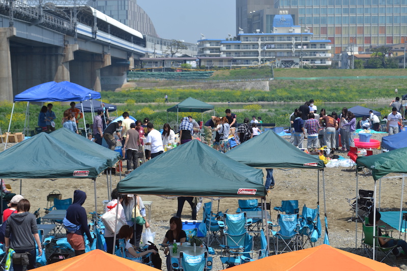 多摩川緑地BBQ広場
