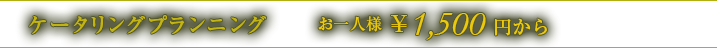 ケータリング予算